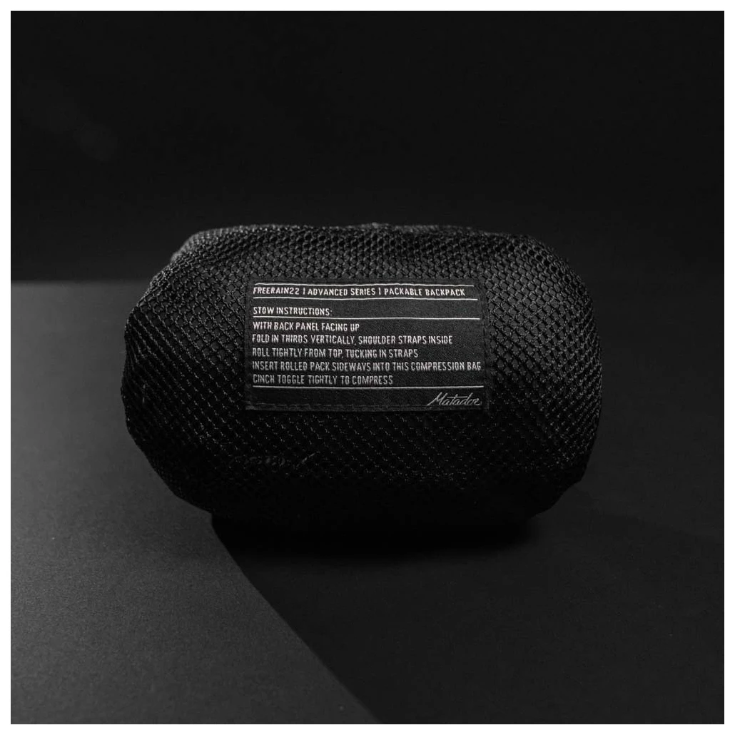 Matador Freerain22 Waterproof Packable Backpack - Walking Backpack 8 Matador Freerain22 Waterproof Packable Backpack - Walking Backpack - Image 6